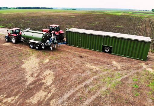 Kontener do przechowywania płynnych nawozów organicznych