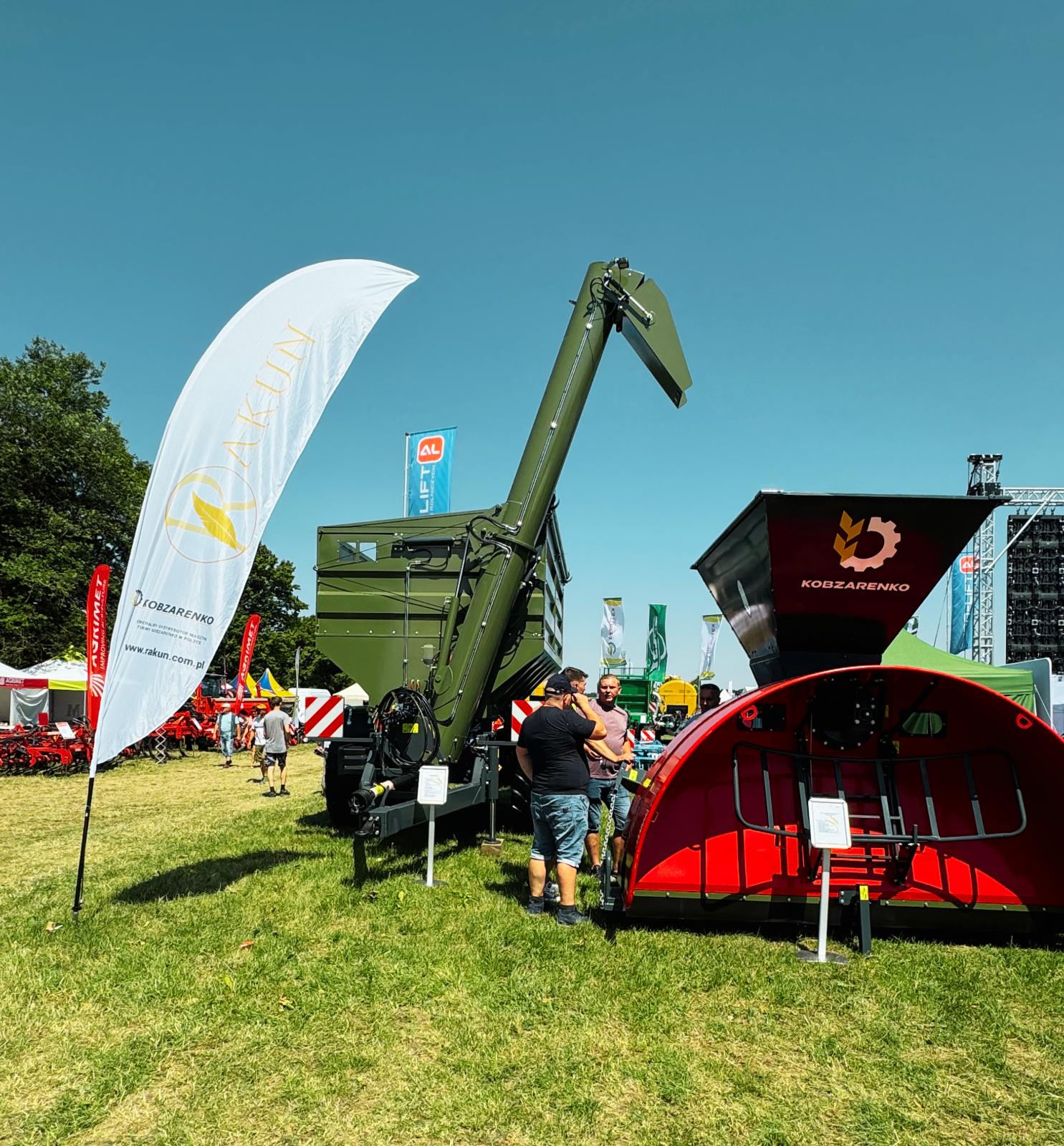 Rakun na targach rolniczych